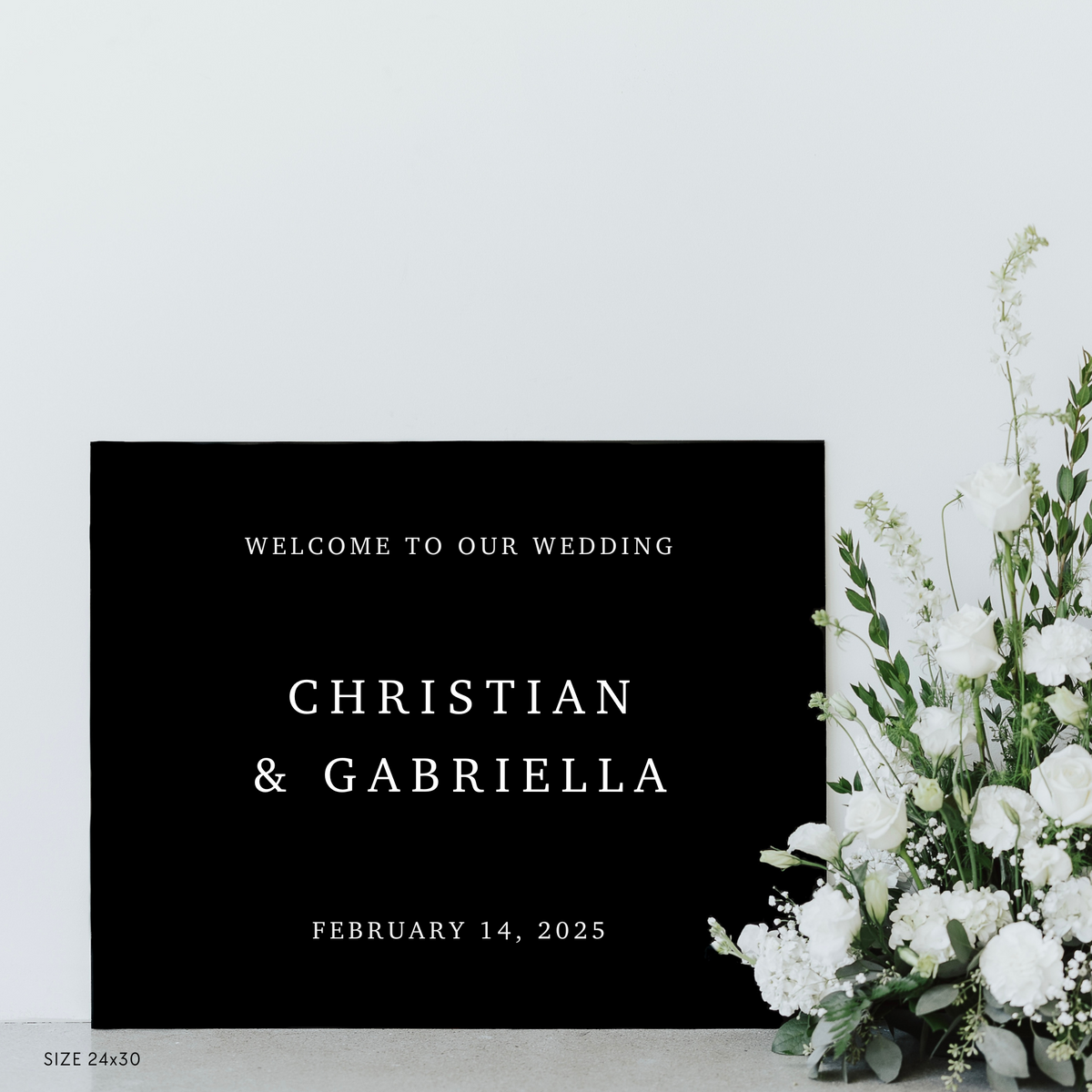 Wedding Welcome Sign