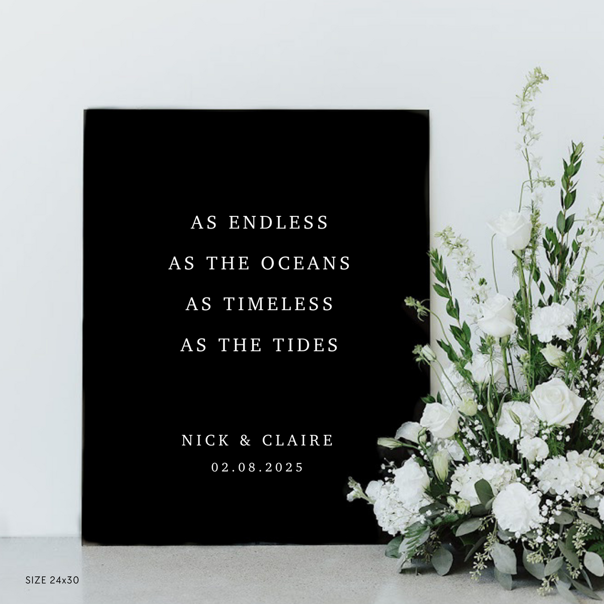 Add Your Quote Ceremony Sign