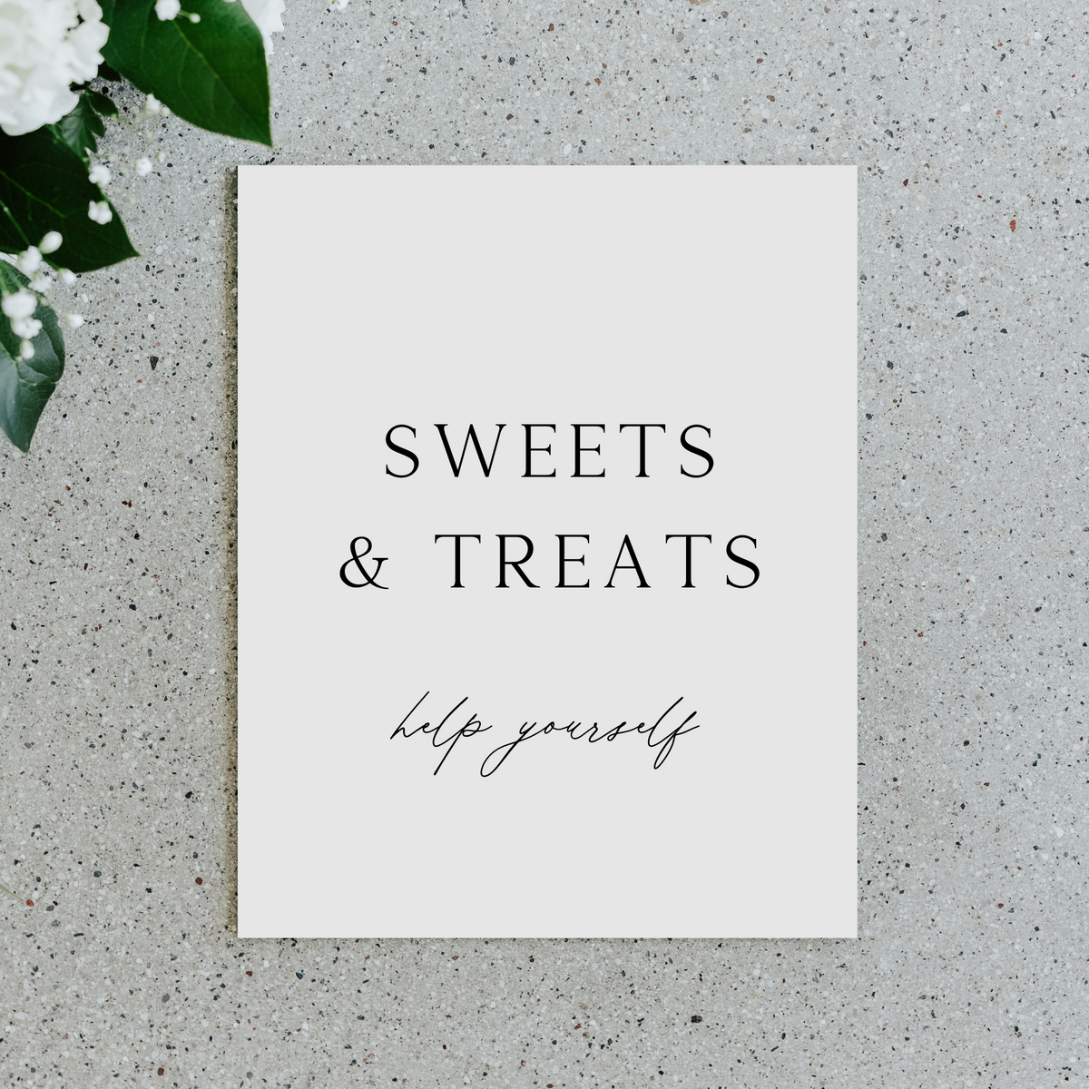 Dessert Sign