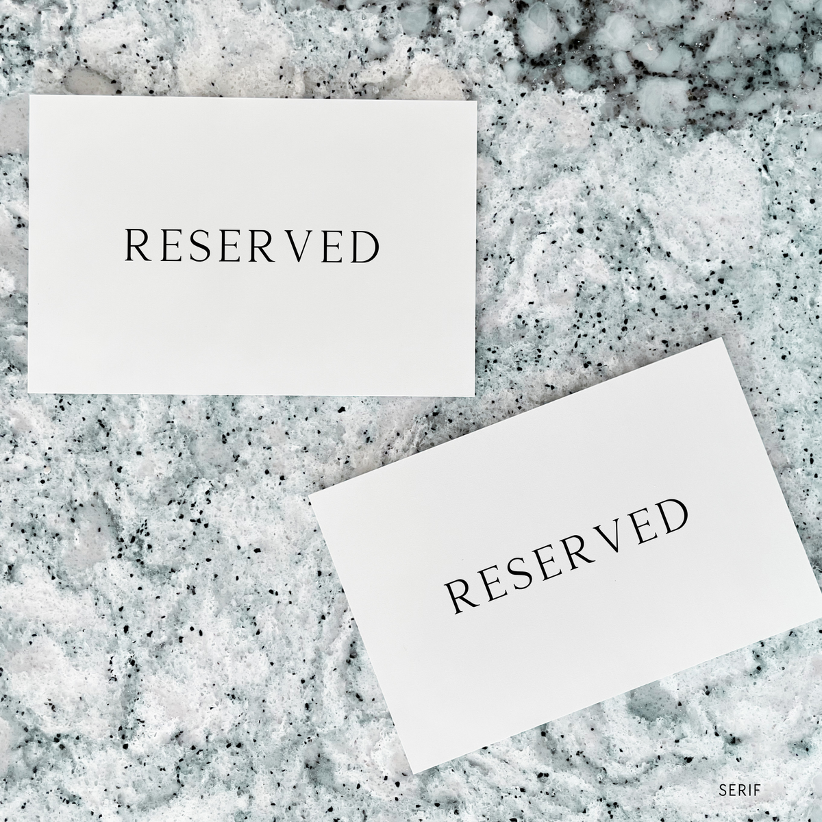 Reserved Sign