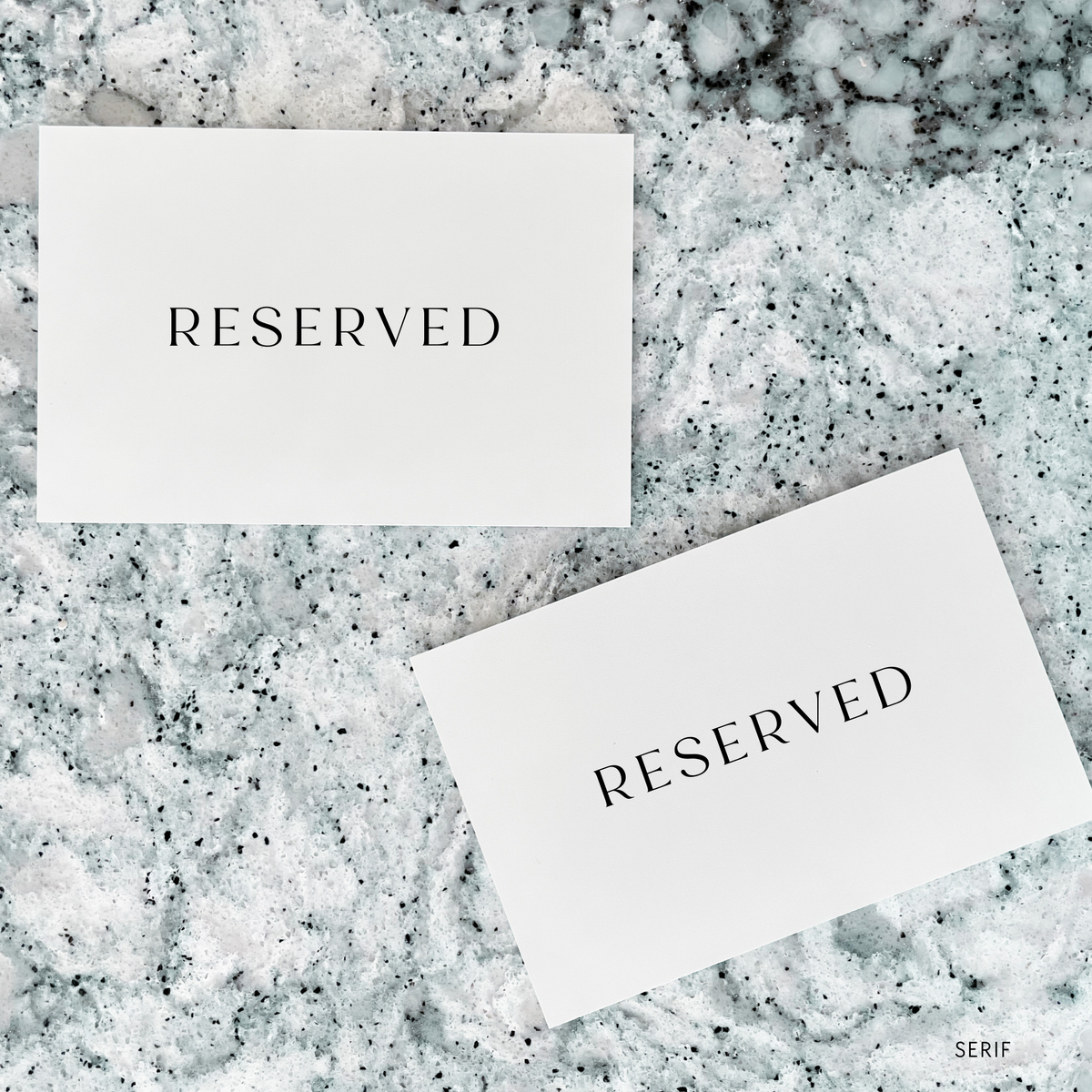 Reserved Sign