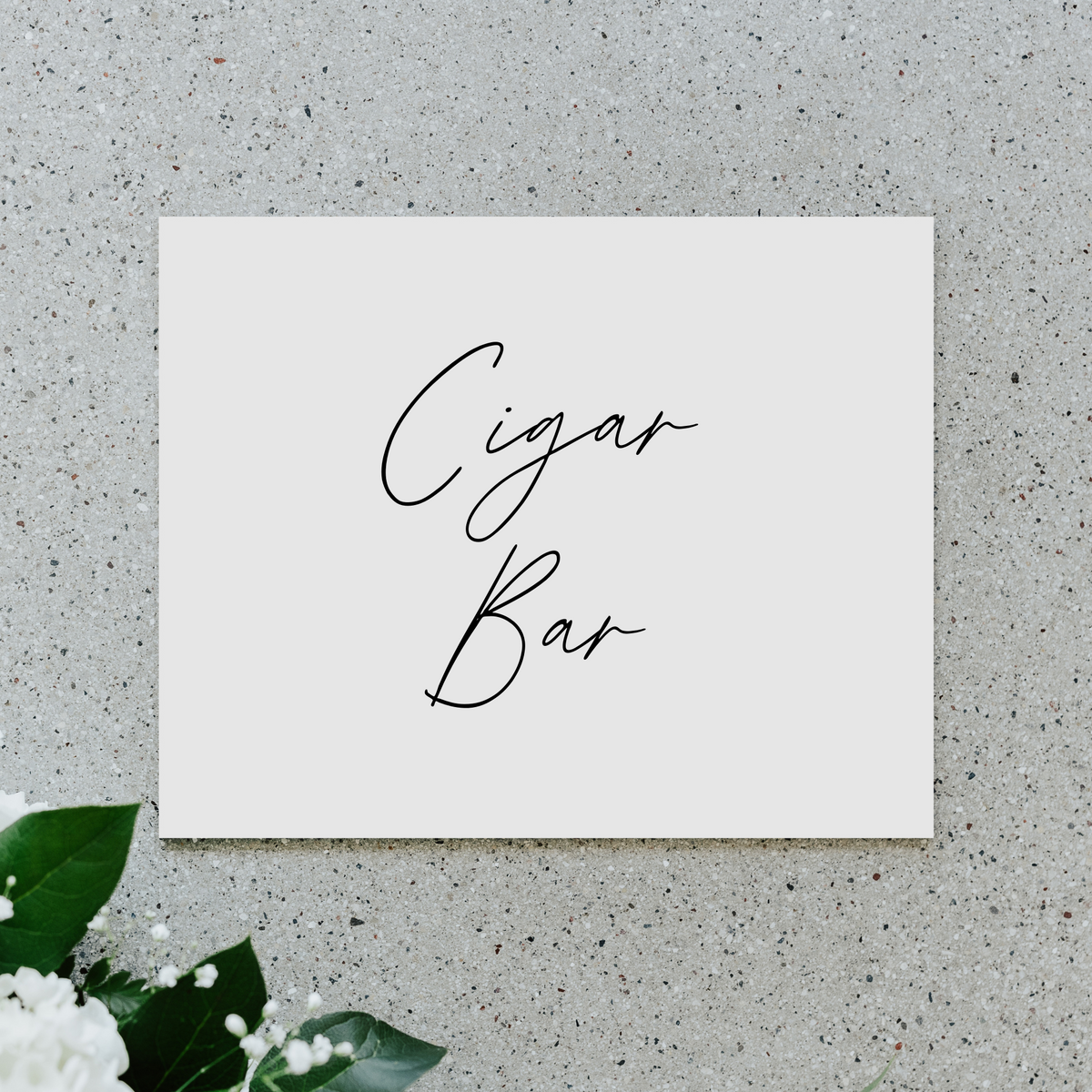 Cigar Bar Sign