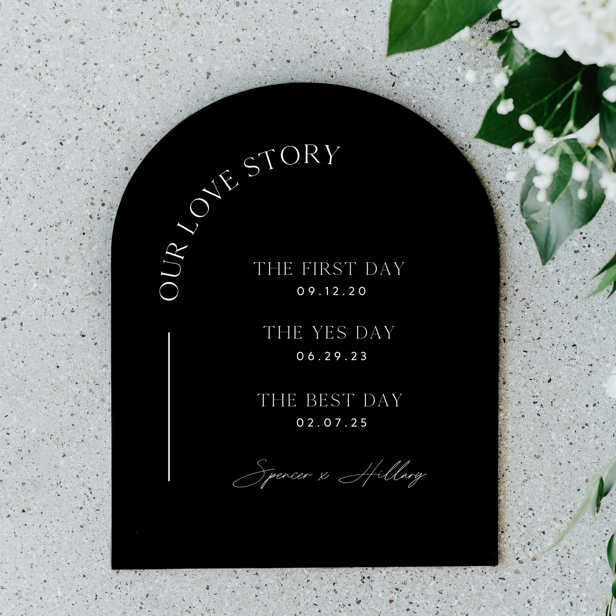 Love Story Sign
