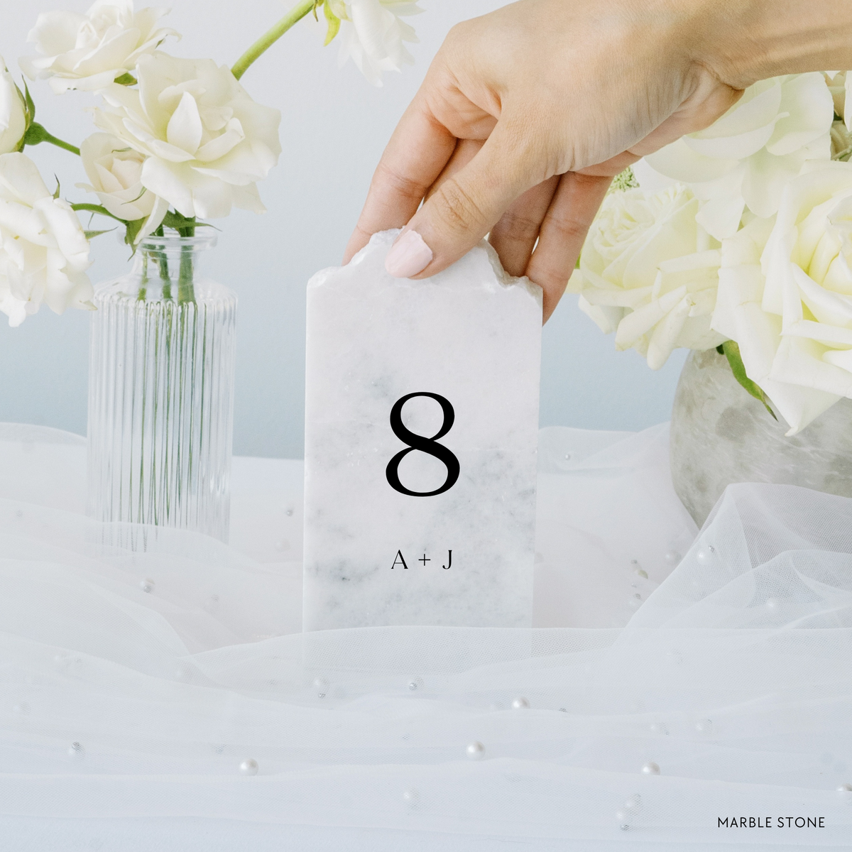 Wedding Marble Stone Table Numbers