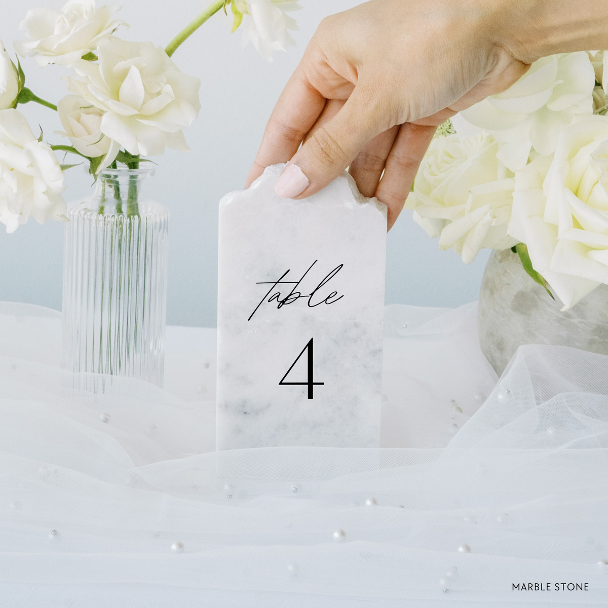 Wedding Marble Stone Table Numbers