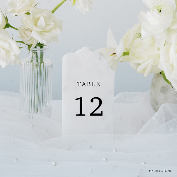 1-15 Silver Table Numbers for Wedding or Event online