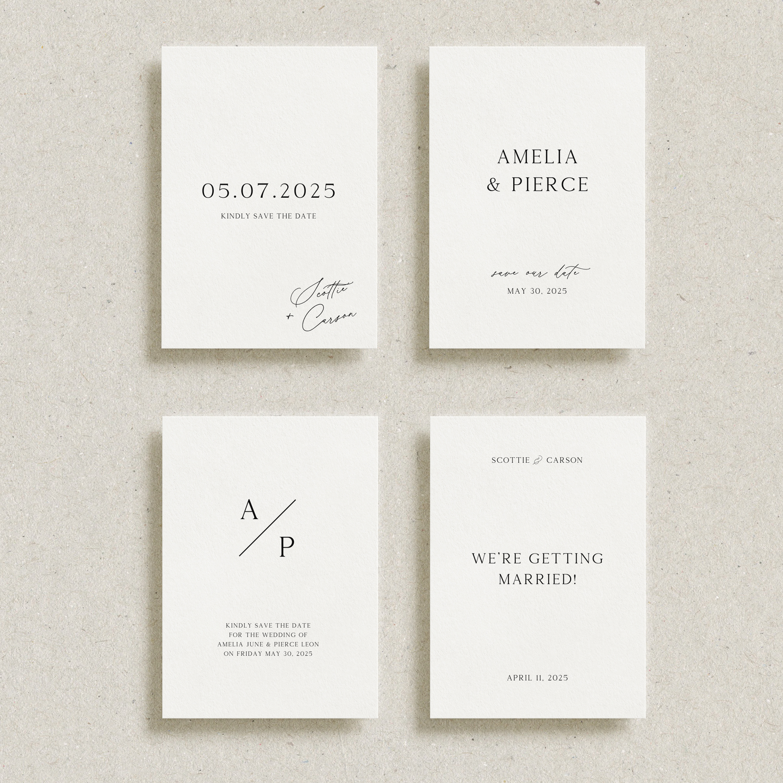 Details & RSVP Card Templates