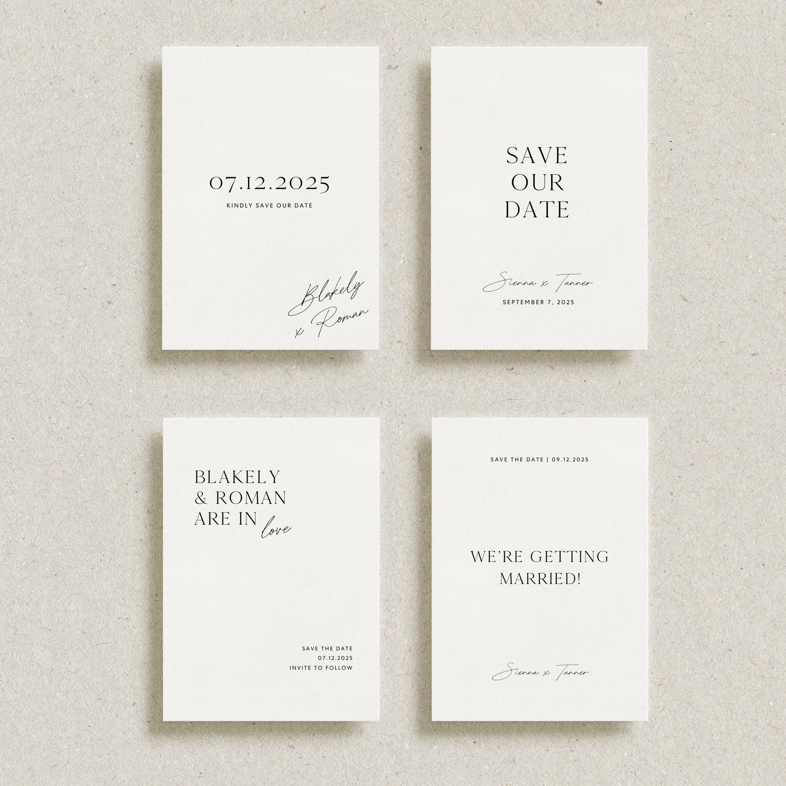 Save The Date Wedding Template