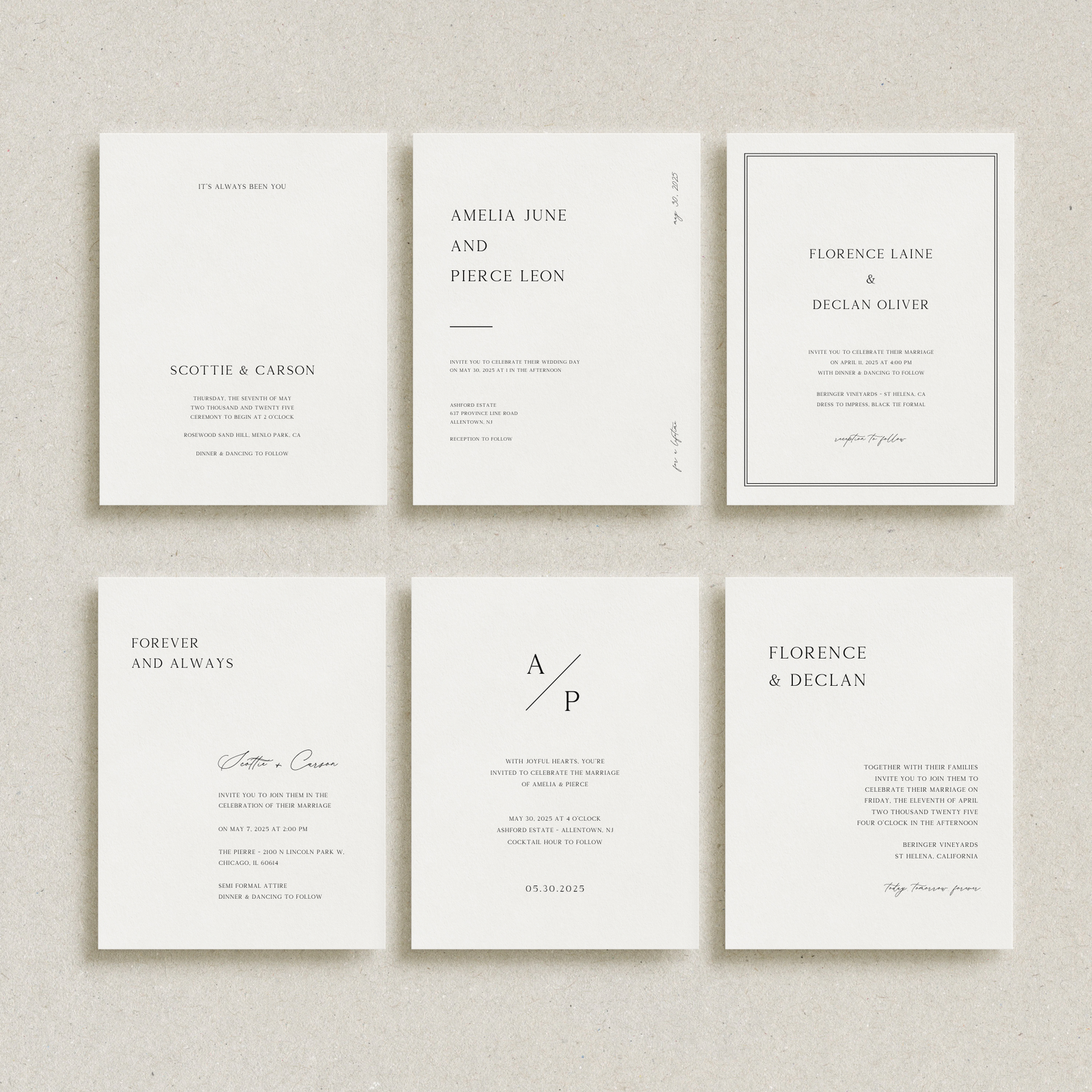 Wedding Invitation Templates