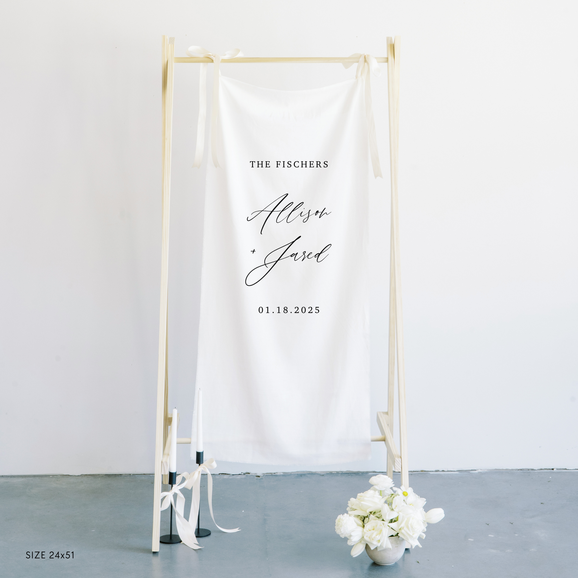 Multipurpose Welcome Linen Sign