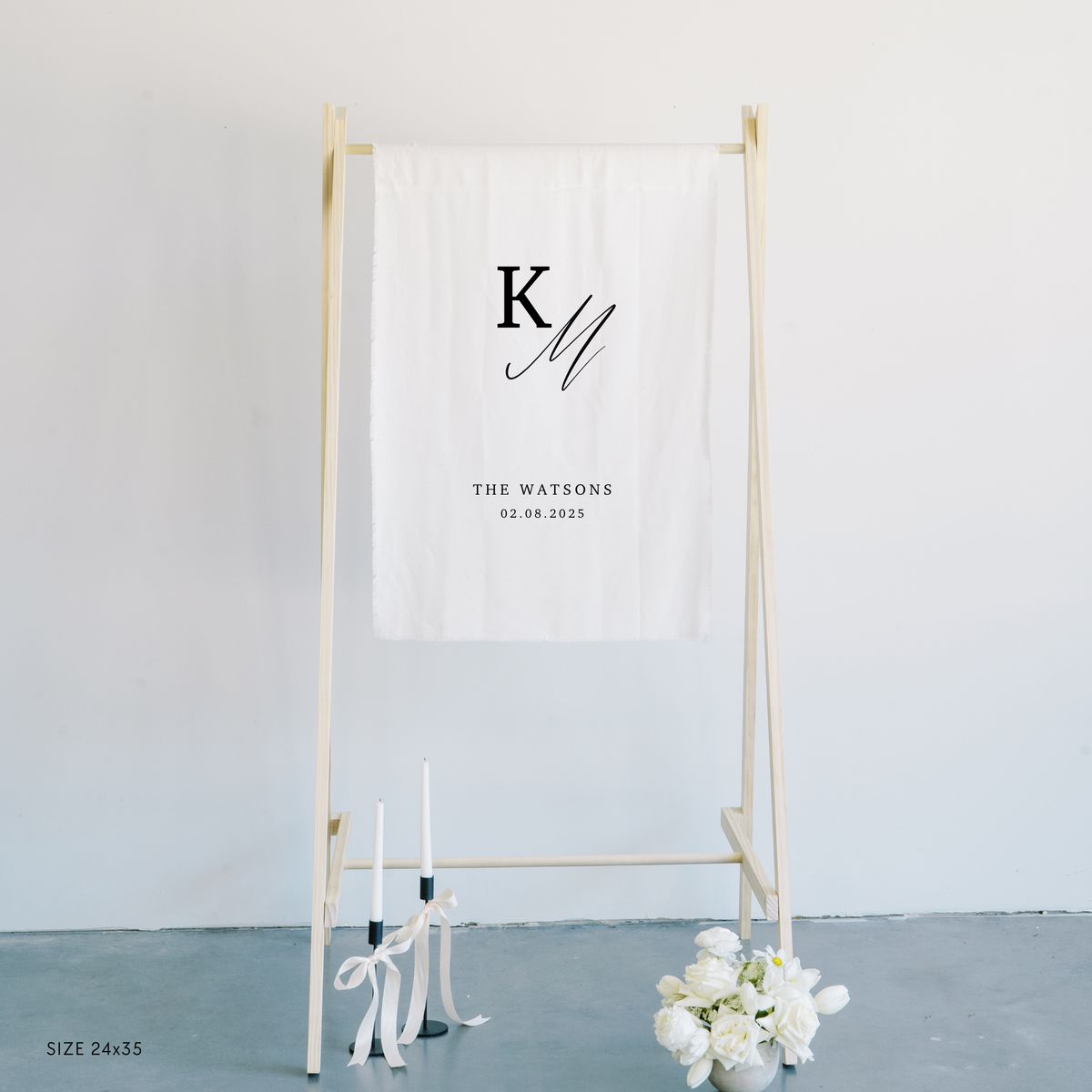 Multipurpose Welcome Linen Sign