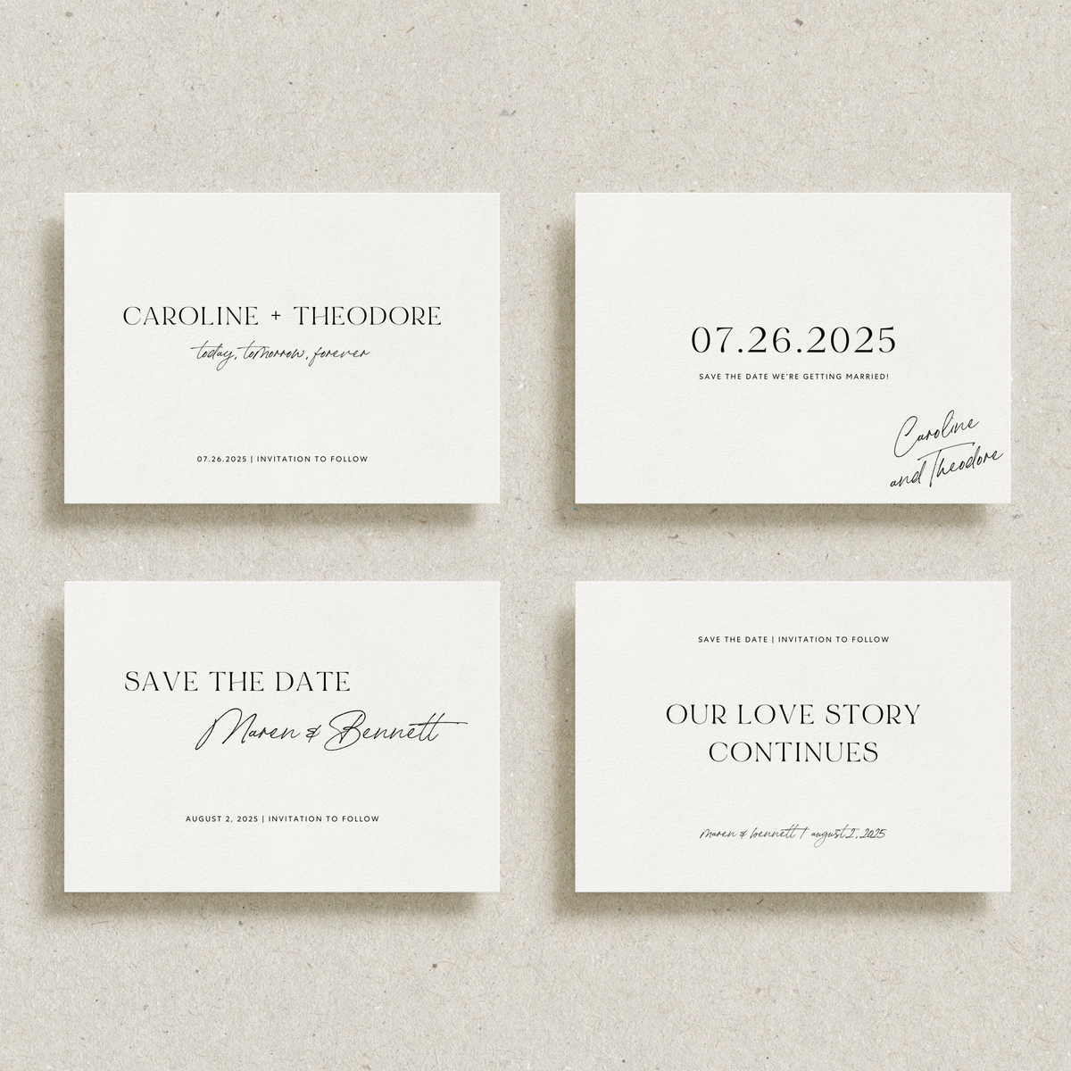 Save The Date Wedding Template