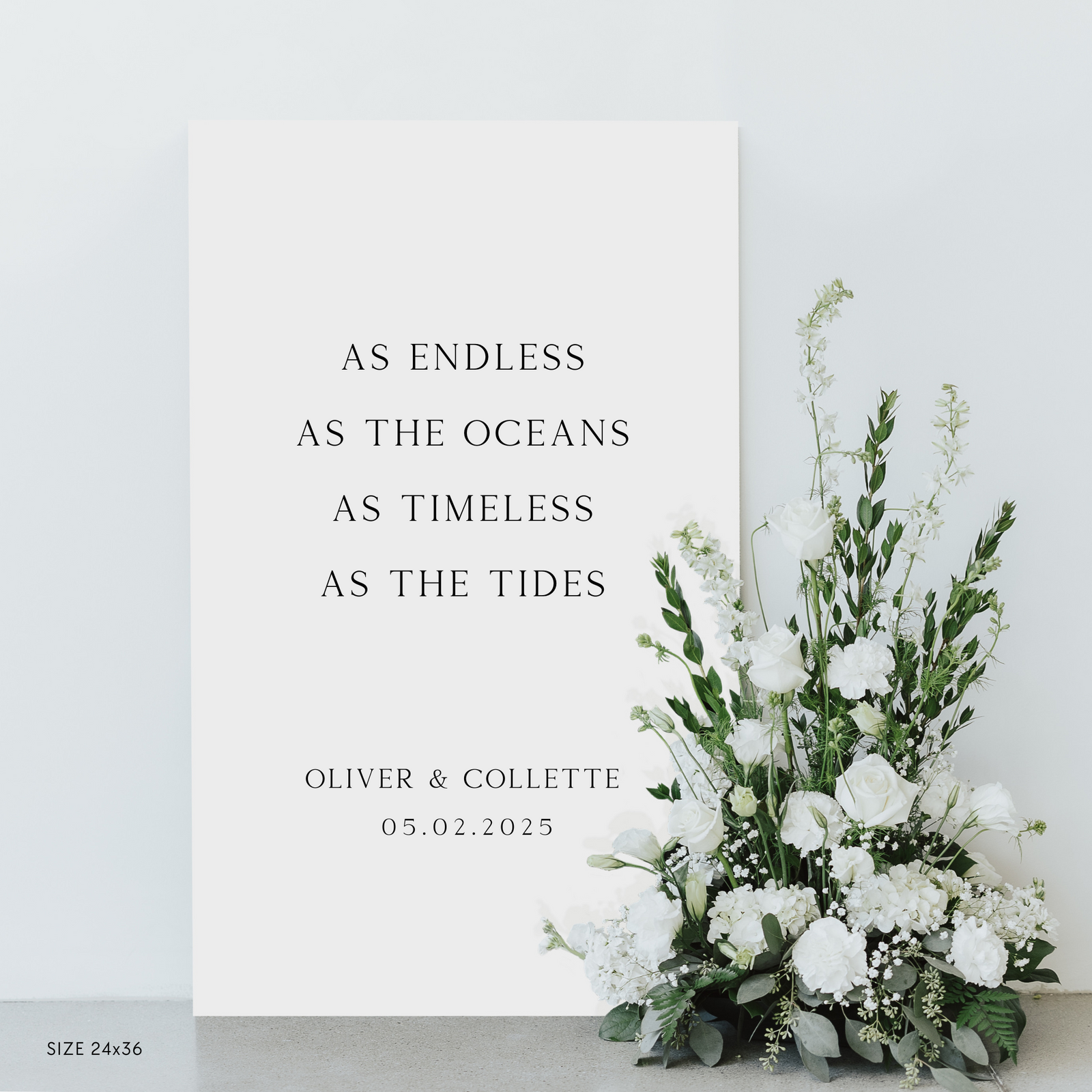 Add Your Quote Ceremony Sign