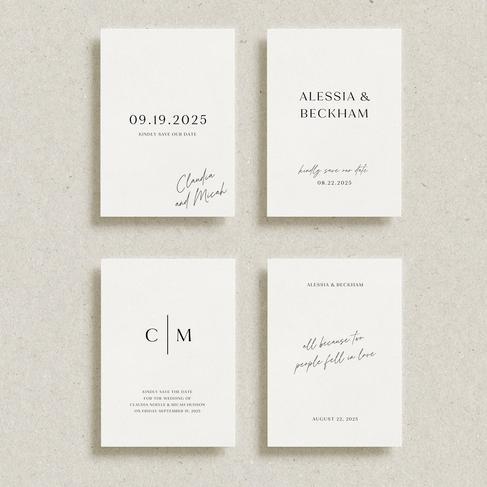 Save The Date Wedding Template