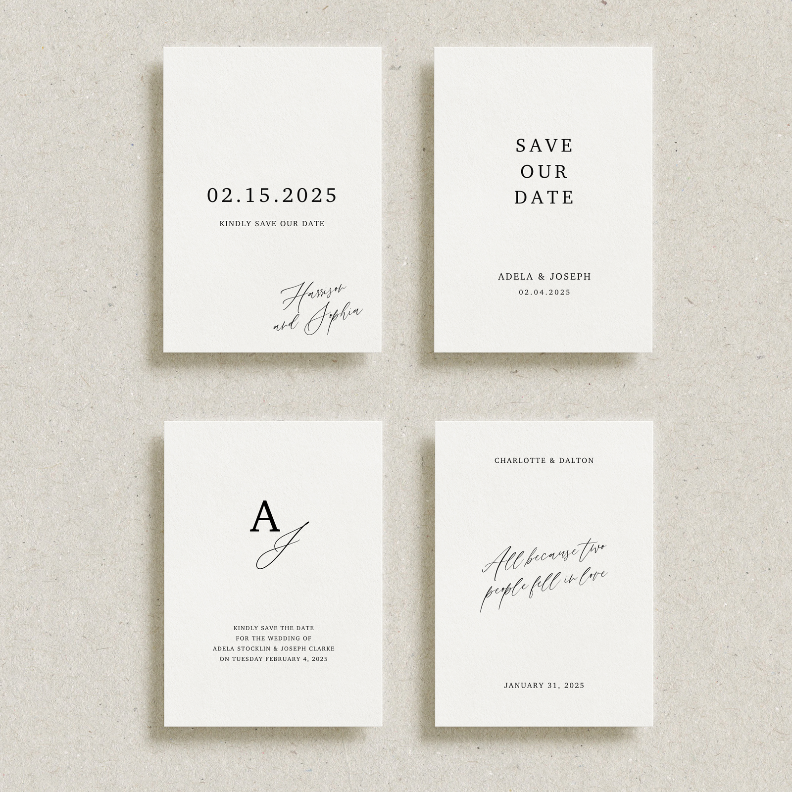 Save The Date Wedding Template