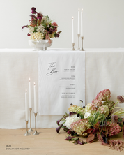 Linen Bar Menu Wedding Drink Sign In Quinn