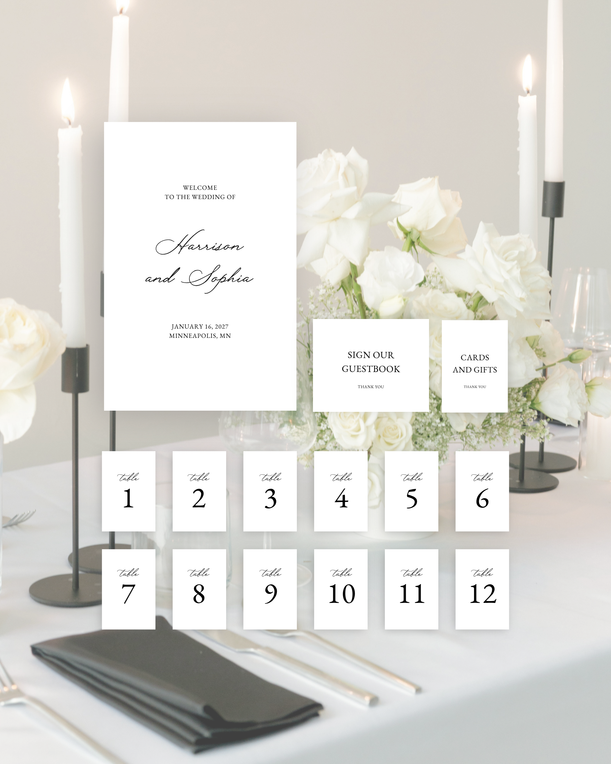 The Essentials Wedding Sign Bundle
