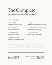 Claire | The Complete Wedding Sign Bundle