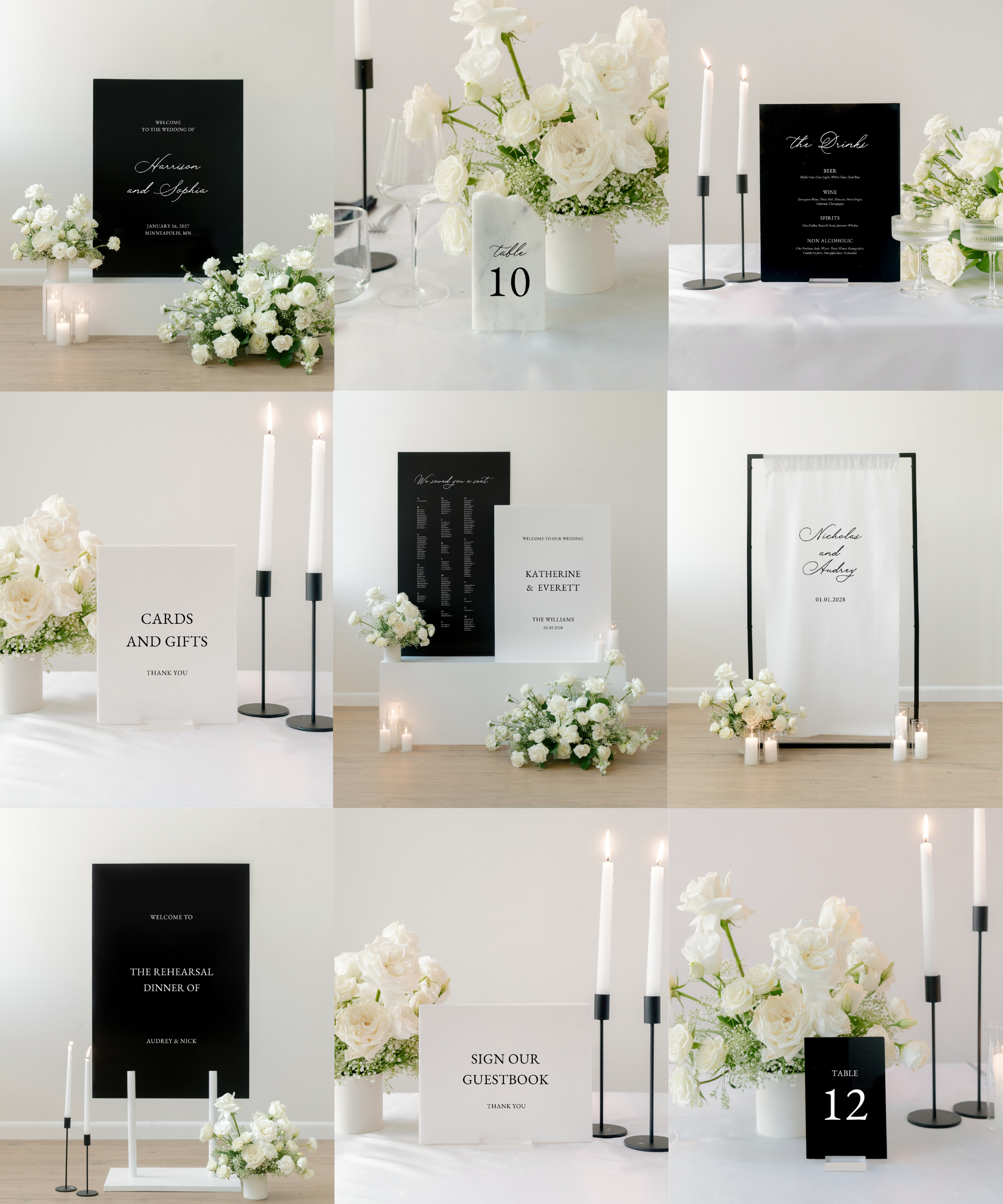 Complete wedding sign bundle, alternate view 6