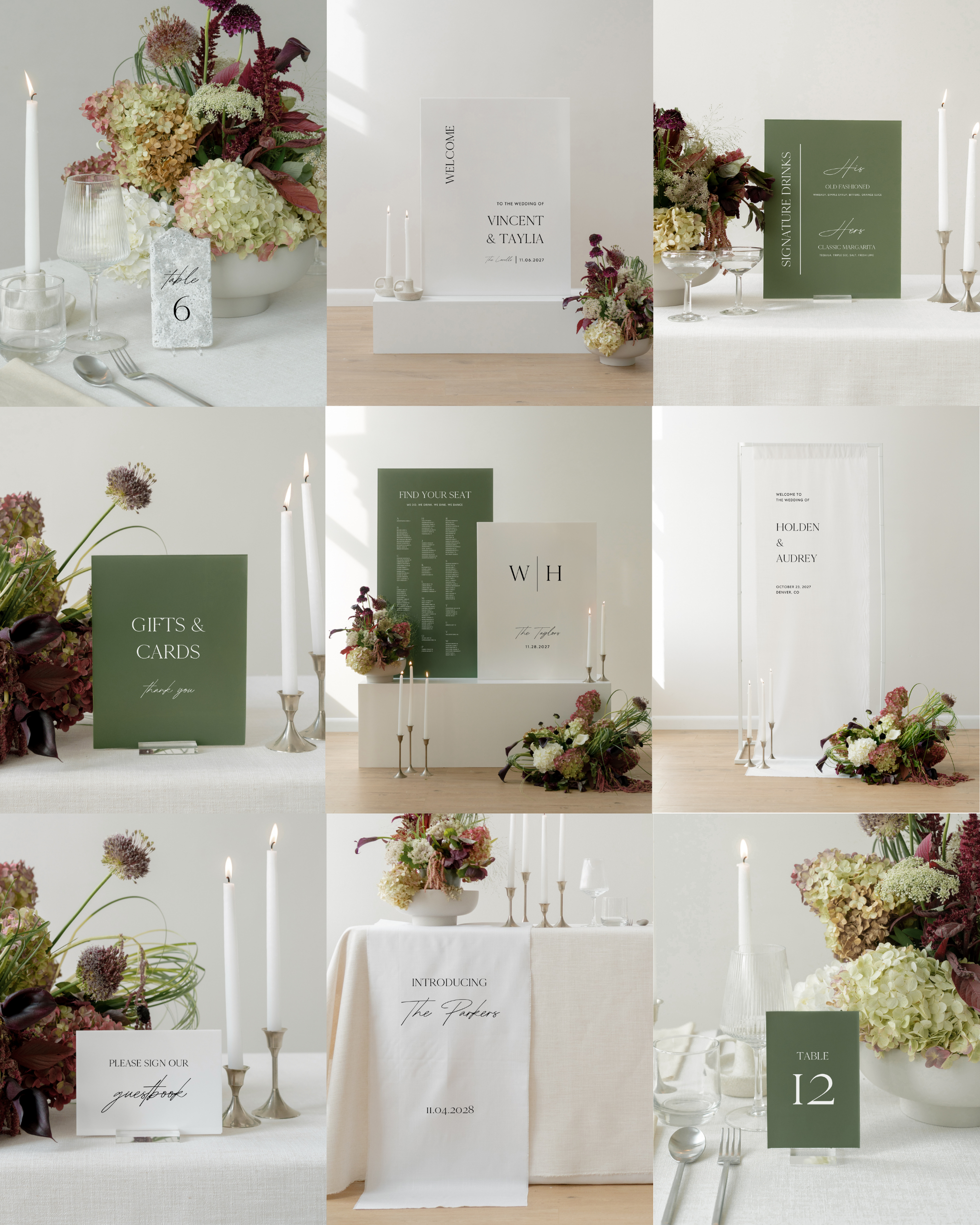 The Complete Wedding Sign Bundle