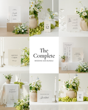 Capri | The Complete Wedding Sign Bundle