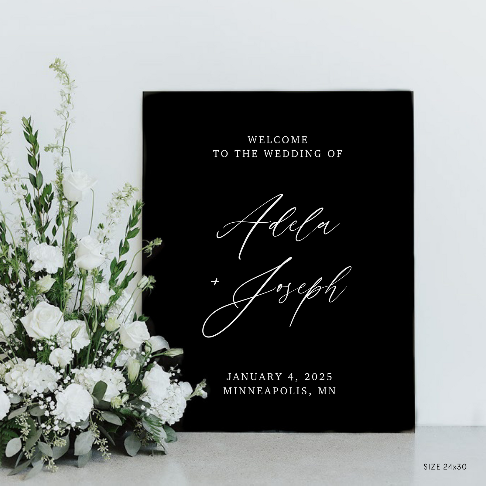 Wedding Welcome Sign