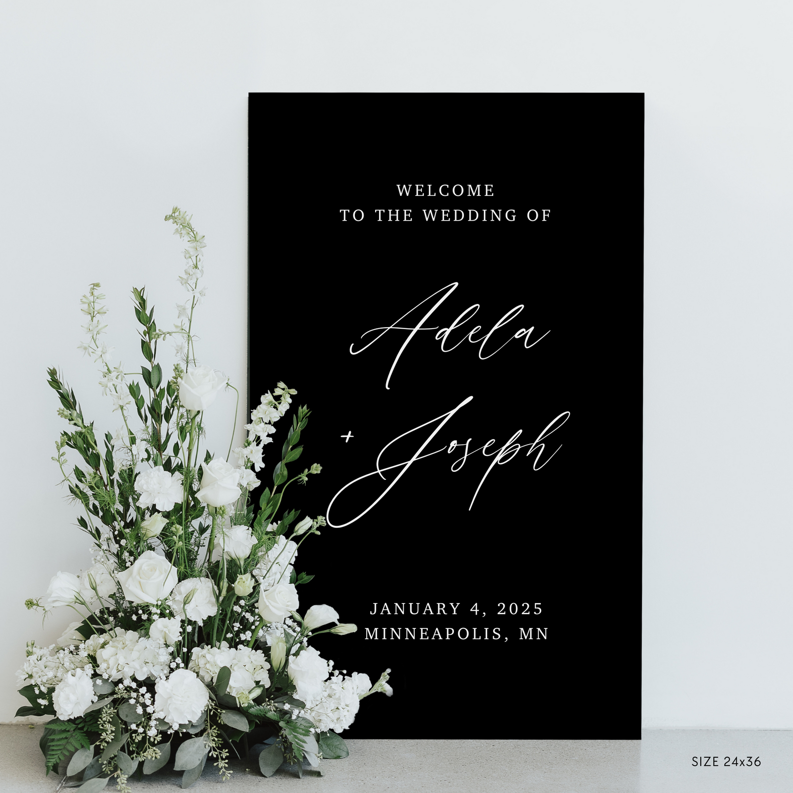 Wedding Welcome Sign