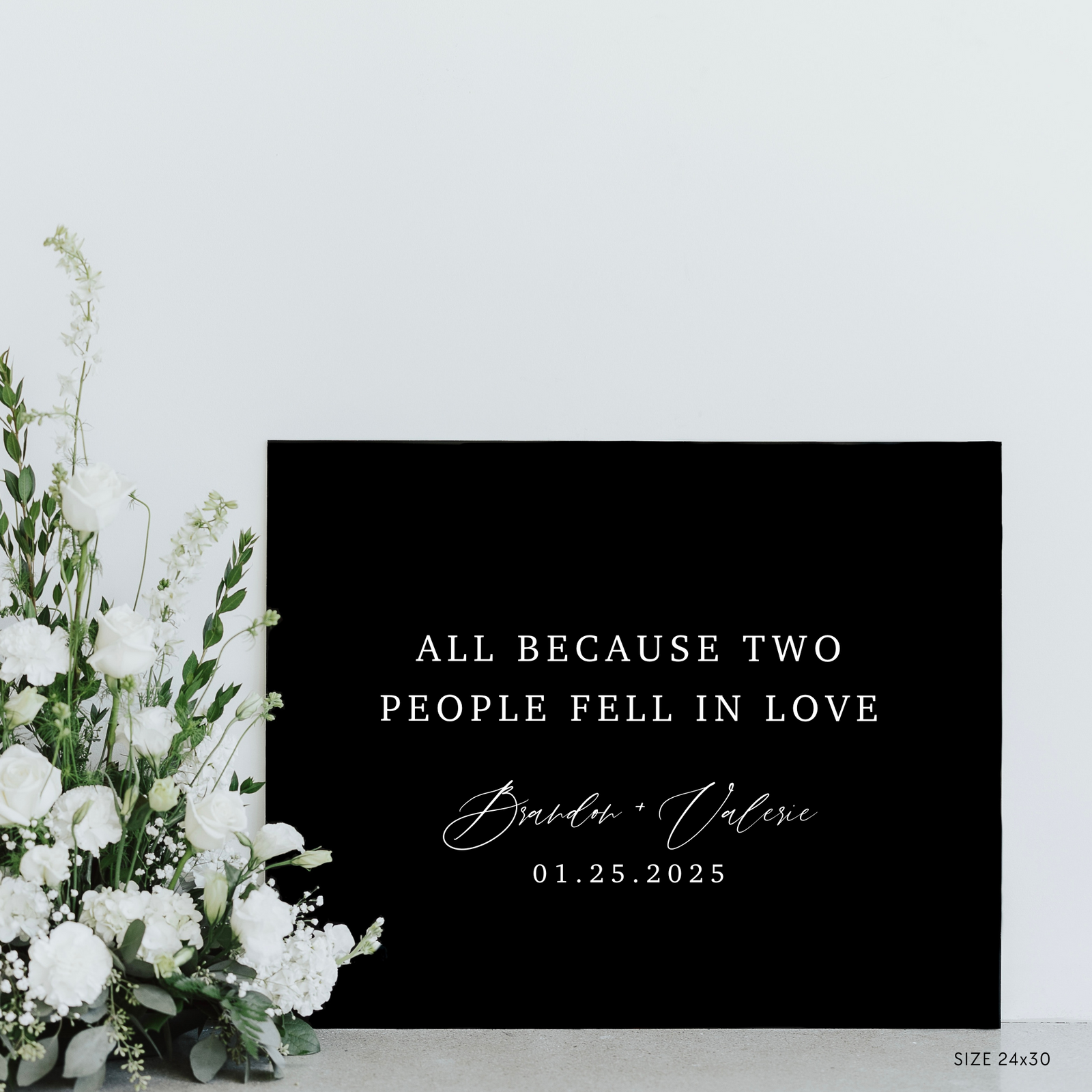 Add Your Quote Ceremony Sign