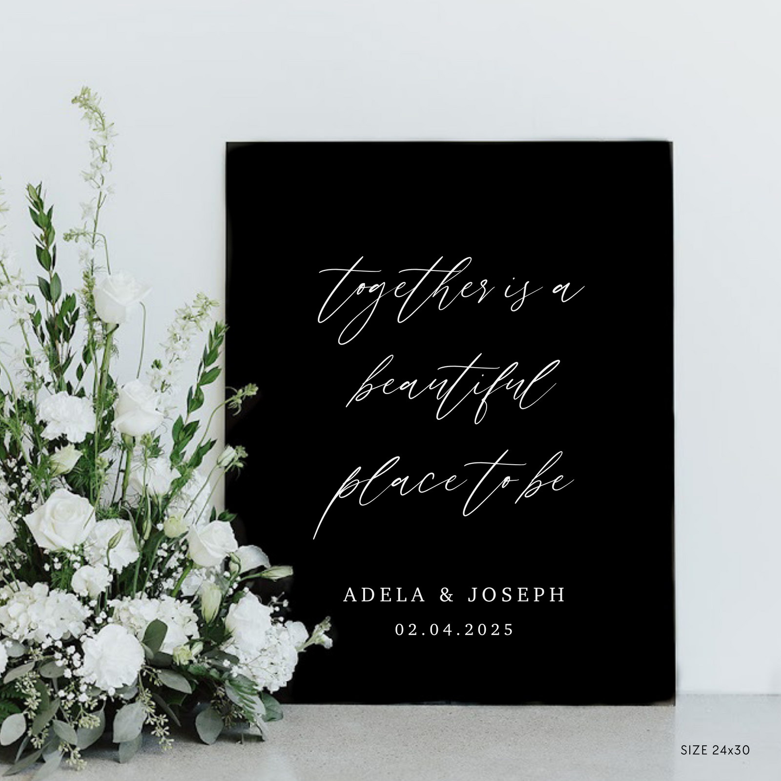 Add Your Quote Ceremony Sign