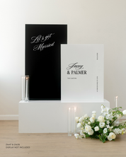 Acrylic Large Double Wedding Sign In Haven