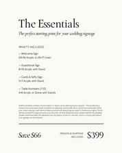 Quinn | The Essentials Wedding Sign Bundle