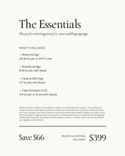 The Essentials Wedding Sign Bundle