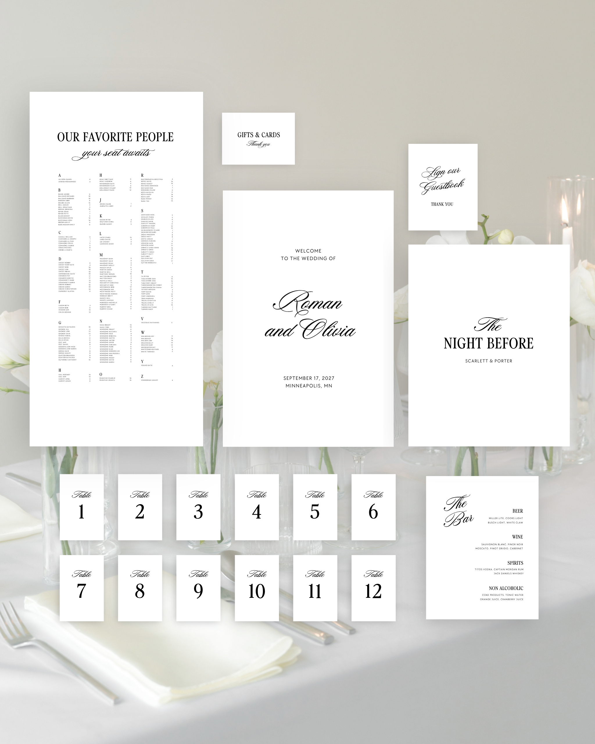 The Complete Wedding Sign Bundle