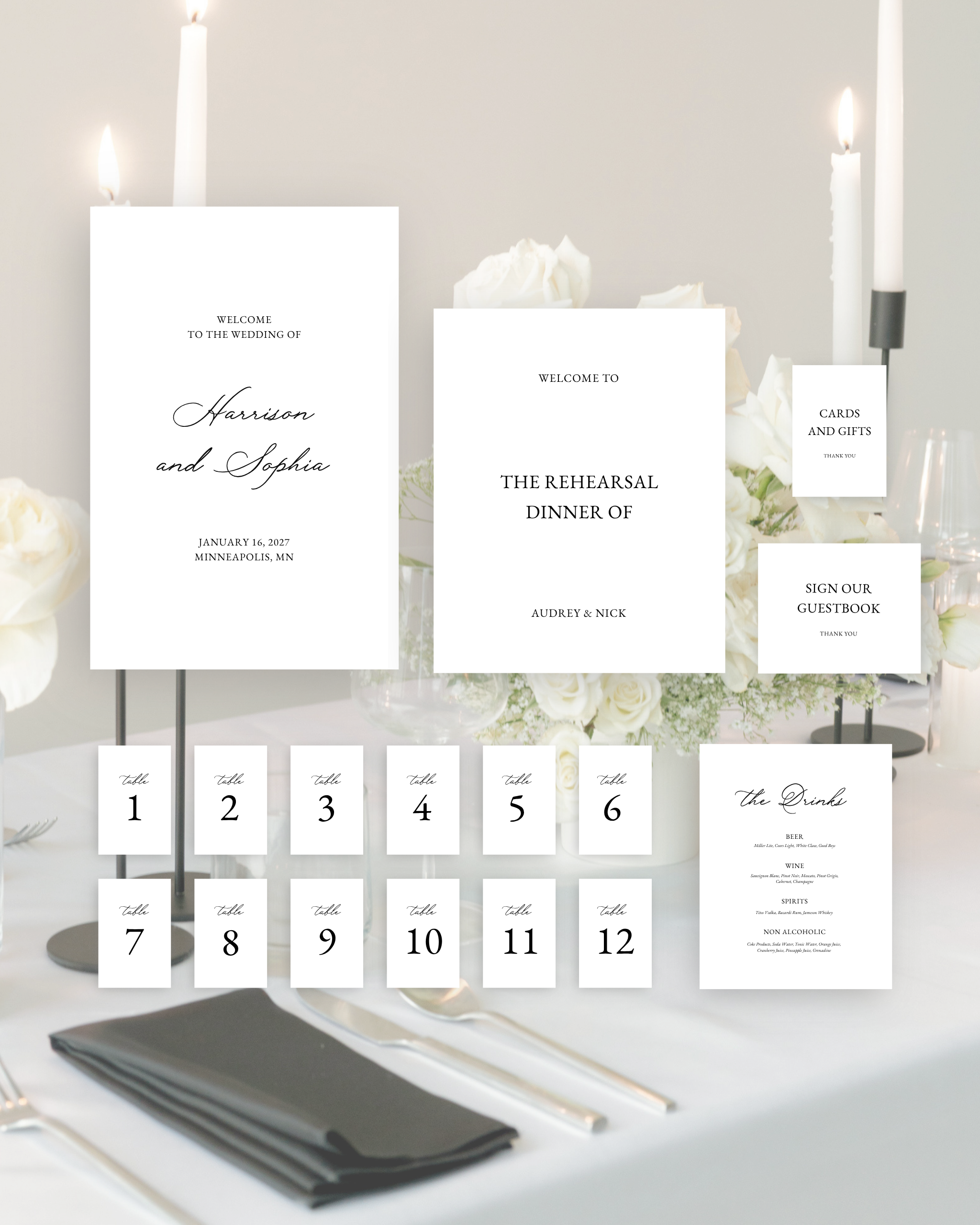 The Signature Wedding Sign Bundle