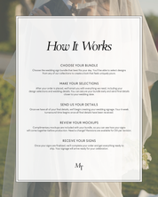 Quinn | The Signature Wedding Sign Bundle