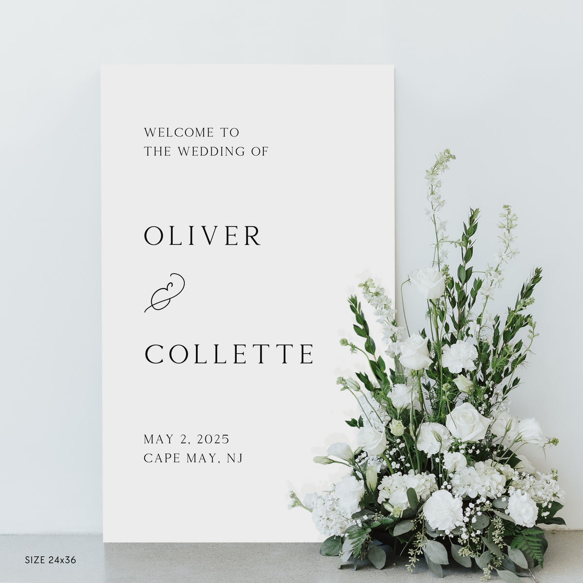 Welcome Wedding Sign