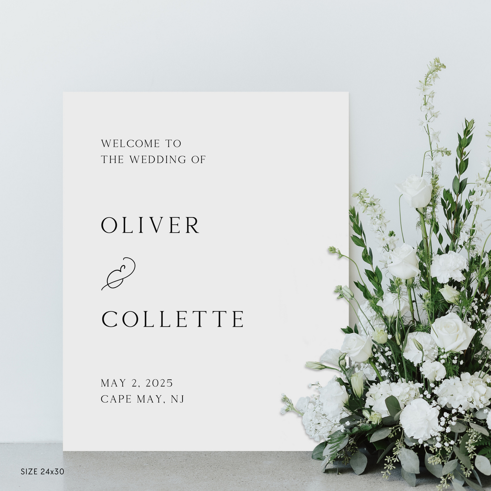 Welcome Wedding Sign