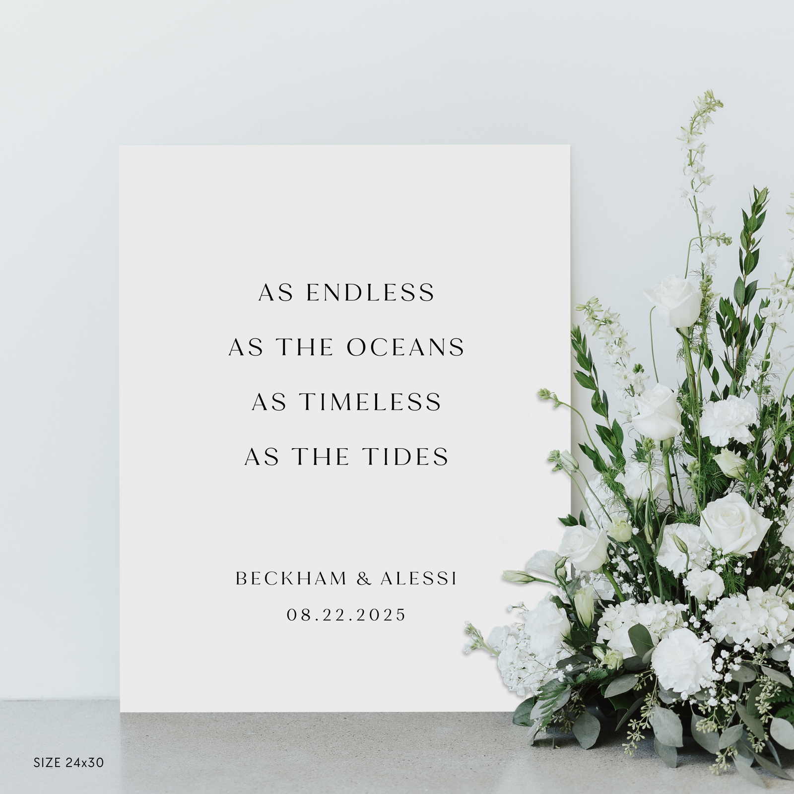 Add Your Quote Ceremony Sign