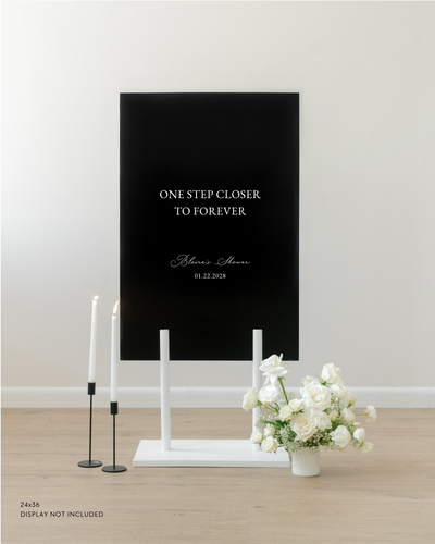 Acrylic Bridal Shower Sign In Claire