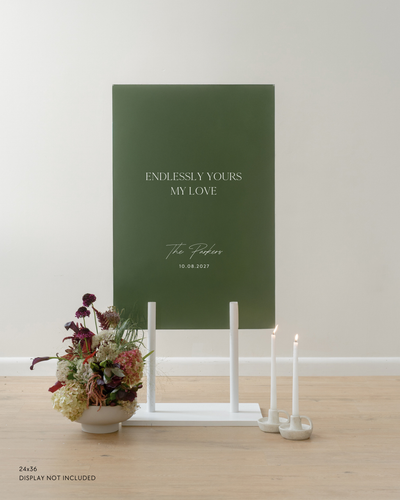 Acrylic Add Your Quote Wedding Sign In Quinn
