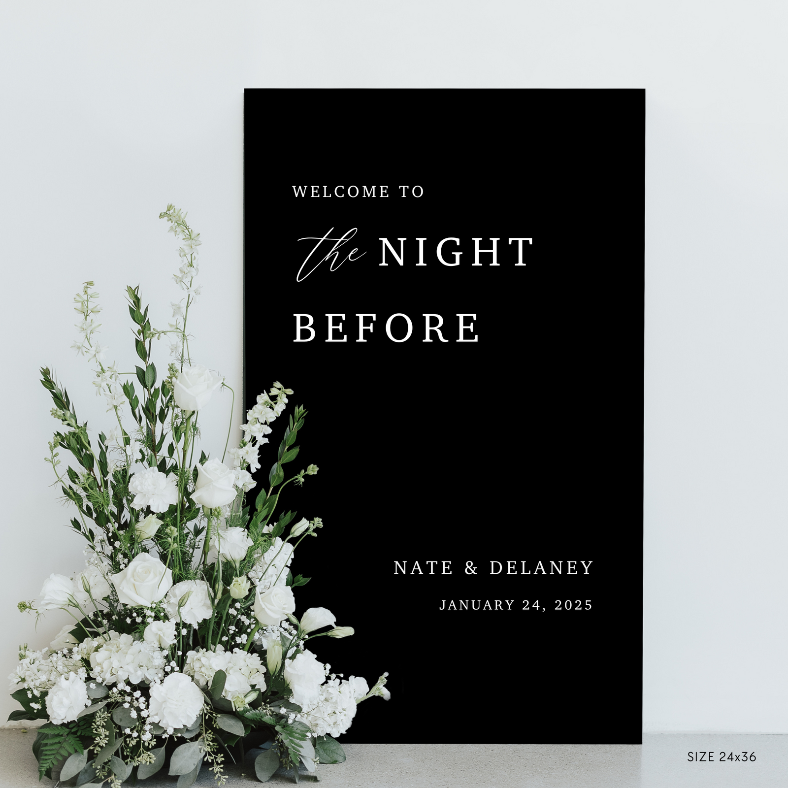 Rehearsal Dinner Sign