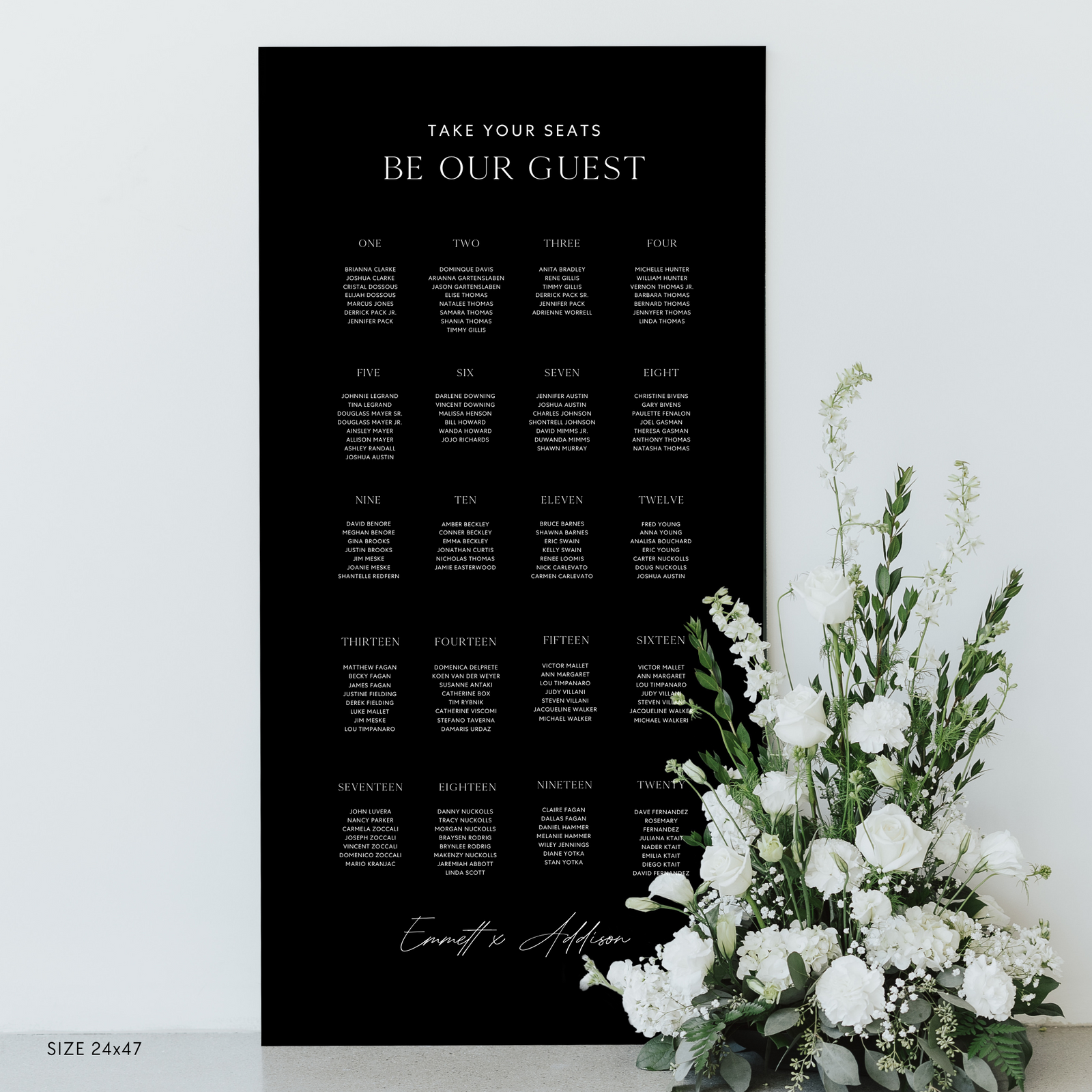 Refined Seating Chart