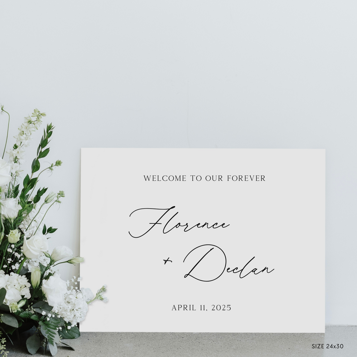 Welcome Wedding Sign