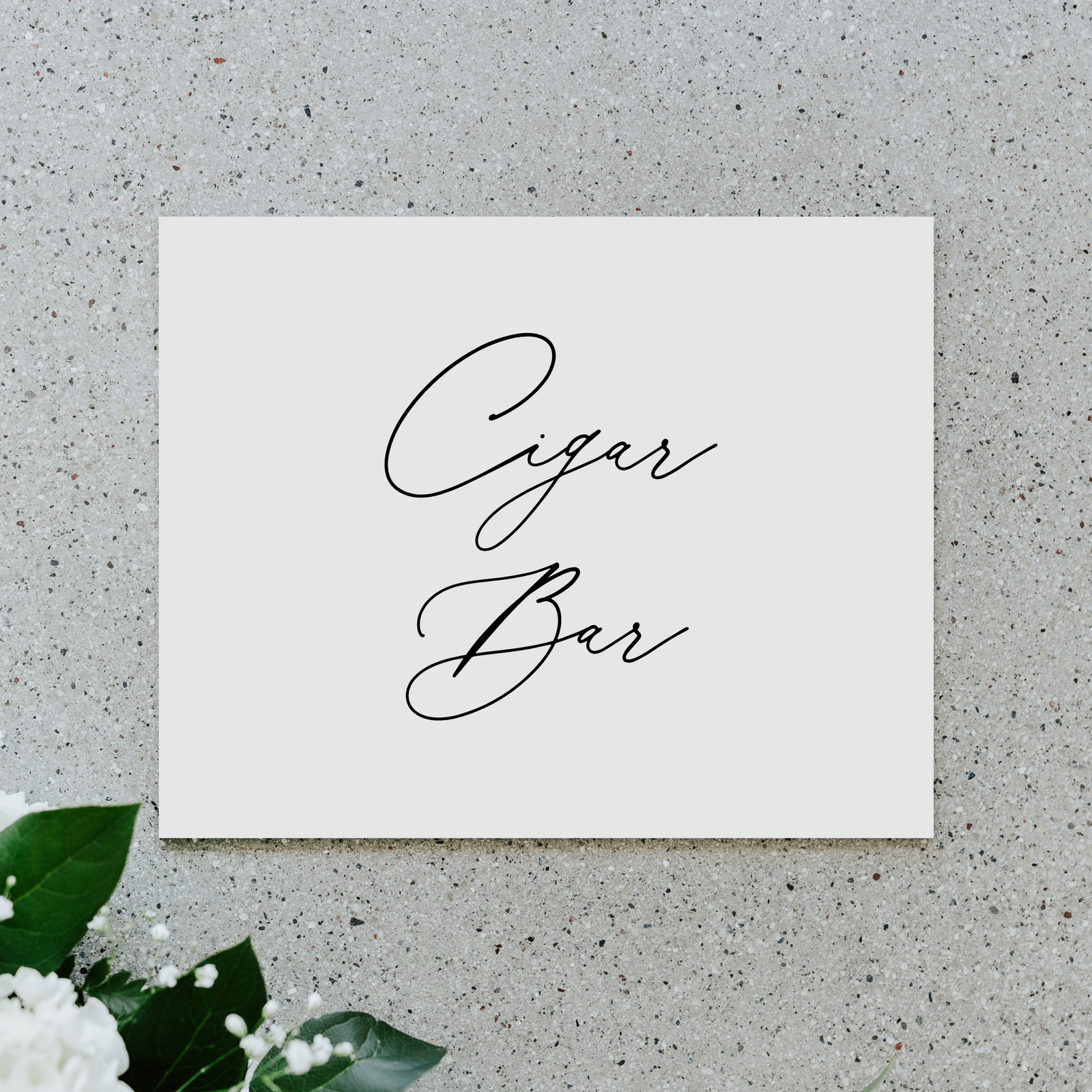 Cigar Bar Sign