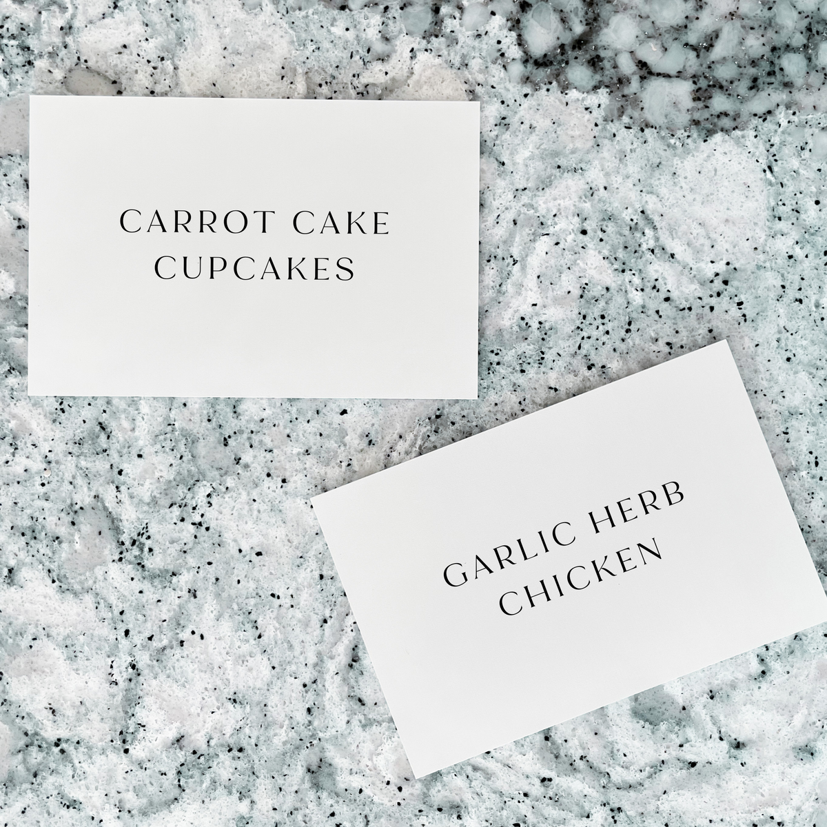 Food Placecards