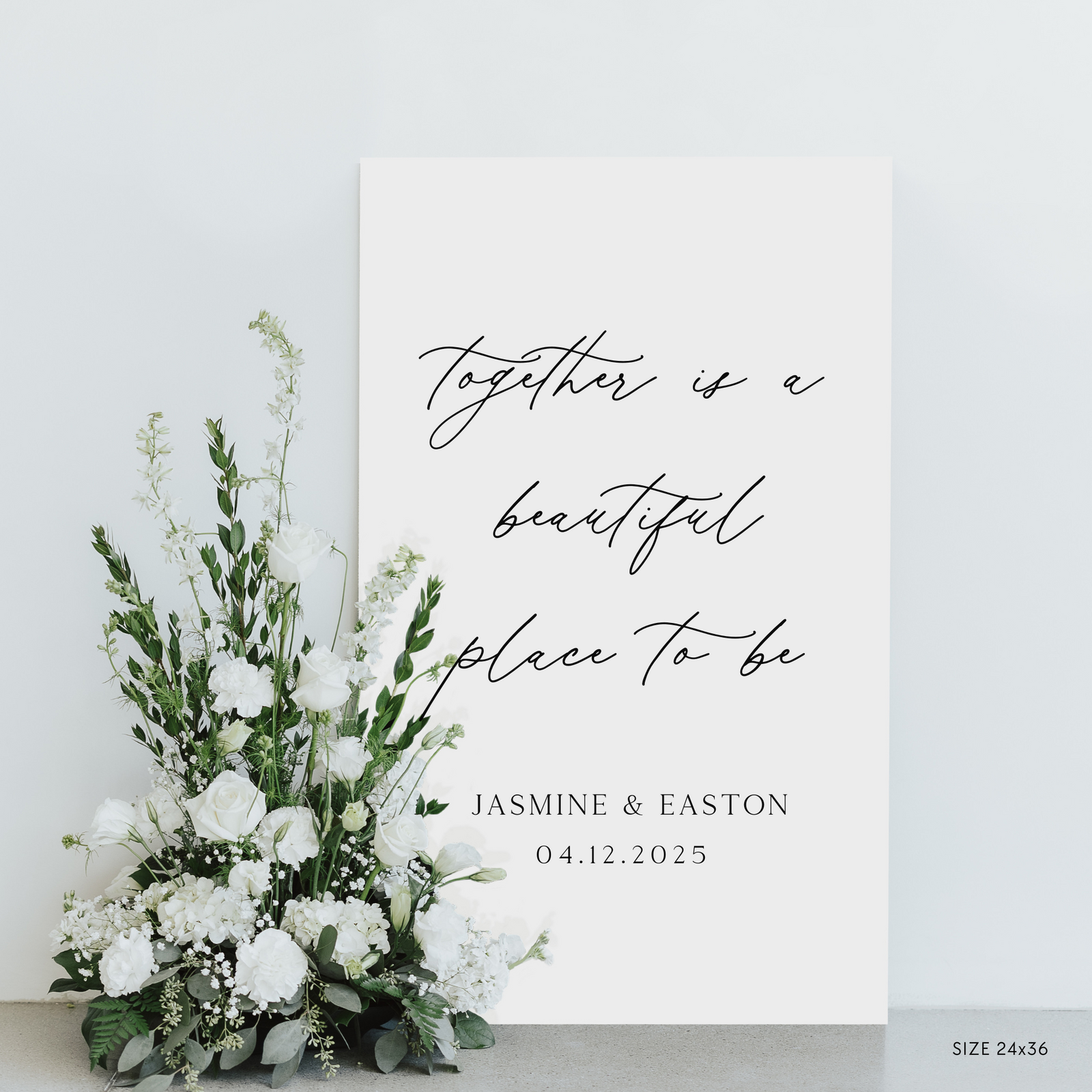 Add Your Quote Ceremony Sign