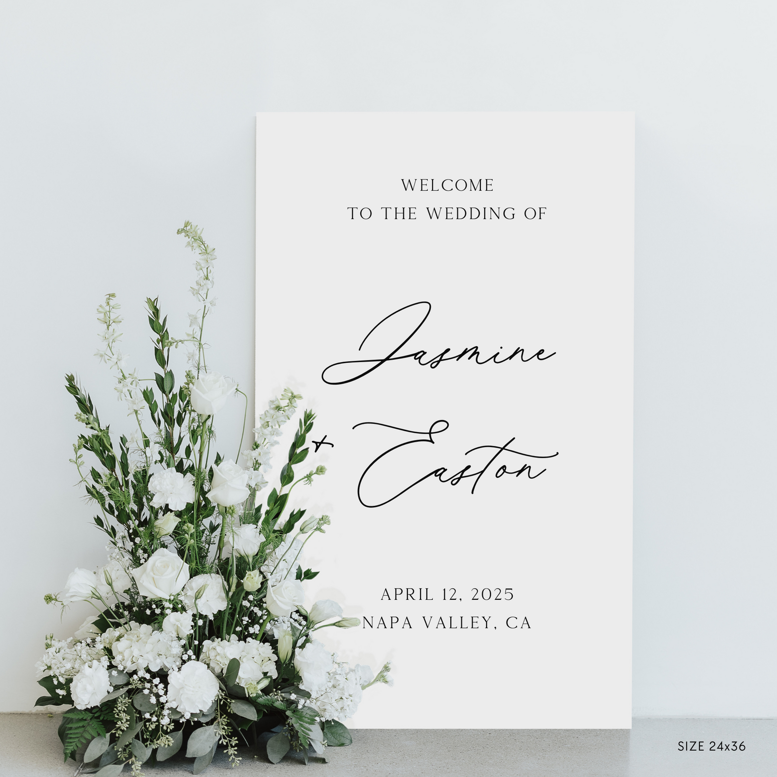 Wedding Welcome Sign