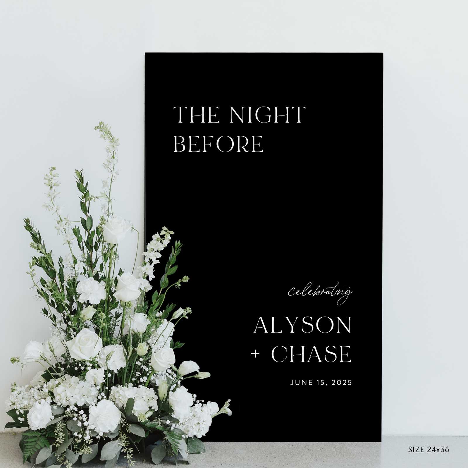 Rehearsal Dinner Sign