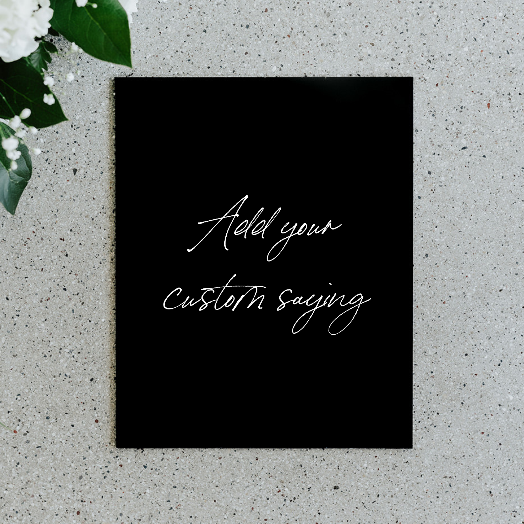 Add Your Quote Table Sign