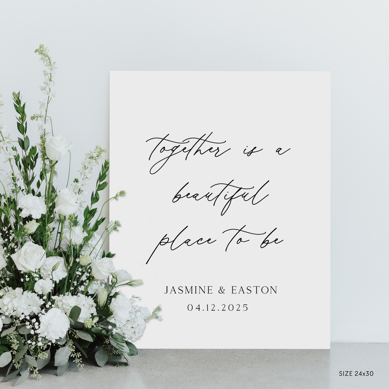 Add Your Quote Ceremony Sign